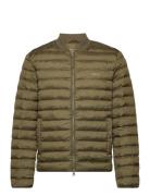 Light Padded Bomber Jacket Foret Jakke Khaki Green GANT