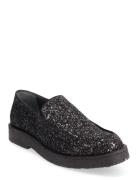 Loafer - Flat Loafers Flade Sko Black ANGULUS