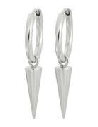 Peak Hoops Accessories Jewellery Earrings Hoops Silver Edblad