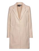 Vmpop Coat Noos Outerwear Coats Winter Coats Beige Vero Moda