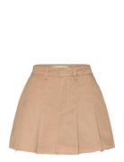 Skirt Kort Nederdel Beige Sofie Schnoor