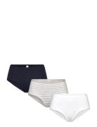 Brief 3 Pack Carin Regular Trusser, Tanga Briefs Navy Lindex