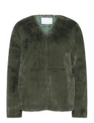 2Nd Milan - Faux Fur Foret Jakke Green 2NDDAY