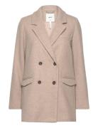 Objblaza Le Jacket Noos Uldjakke Jakke Beige Object