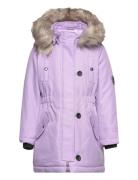 Kogiris Fur Parka Otw Noos Parka Jakke Purple Kids Only