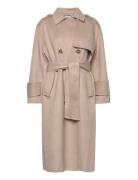 Trieste Outerwear Coats Winter Coats Beige Stylein