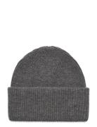 Slfmary Knit Beanie Accessories Headwear Beanies Grey Selected Femme