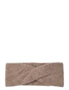 Wrap Headband Accessories Headwear Headbands Beige Davida Cashmere