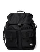 Everything Backpack L Solid Rygsæk Taske Black Marimekko