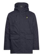 Microfleece Parka 2.0 Parka Jakke Navy Lyle & Scott