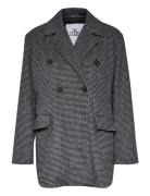 Kikikb Blazer Jacket Uldjakke Jakke Black Karen By Simonsen