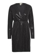 Yasdarkness Ls Dress - Show Kort Kjole Black YAS