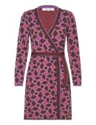 Dvf Edwina Dress Kort Kjole Brown Diane Von Furstenberg