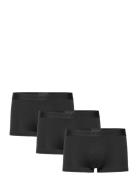 Low Rise Trunk 3Pk Boxershorts Black Calvin Klein