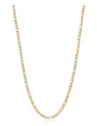 Men's Gold Figaro Chain In 3Mm Halskæde Smykker Gold Nialaya