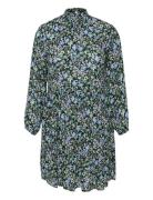 Kcmiana Ami Dress Printed Kort Kjole Blue Kaffe Curve