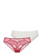 Sierra-2Pp Brief Trusser, Tanga Briefs Red Dorina