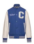 Jorcollege Wool Blend Bomber Jacket Jnr Bomberjakke Blue Jack & J S