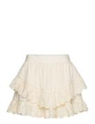 Skirt Kort Nederdel Cream Sofie Schnoor