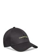 Monogram Cap Accessories Headwear Caps Black Calvin Klein