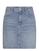 Reg Denim Skirt Kort Nederdel Blue GANT