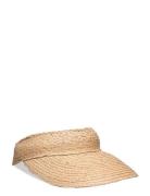 Shadylady Raffia Visor Accessories Headwear Caps Beige Seafolly