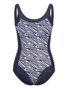 Swimsuit Isabella - Classic Badedragt Badetøj Blue Wiki