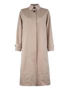 Hella Trenchcoat Frakke Beige Six Ames