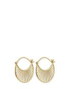 Daylight Earring 22 Mm Ørestickere Smykker Gold Pernille Corydon