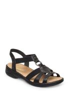 64574-00 Flade Sandaler Black Rieker