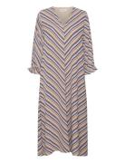 Clementine Print Ls Dress Knælang Kjole Multi/patterned Modström