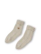 Chaufettes Knitted Socks Havtorn 15-16 Sokker Strømper Beige That's Mi...