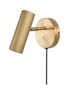 Wall Lamp Hubble Brushed Steel Home Lighting Lamps Wall Lamps Gold Glo...