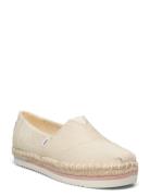 Alpargata Platform Rope Espadrillos Flade Sandal Cream TOMS