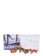 Rubberwood Animals, Nordic Forest Toys Playsets & Action Figures Woode...