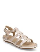 D Sandal Vega A Flade Sandaler Cream GEOX