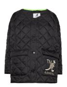 Kg Hana Quilted Jacket Quiltet Jakke Black Kangol