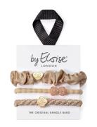 Sandy Lane Accessories Hair Accessories Scrunchies Beige ByEloise