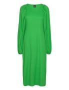 Anni Dress Knælang Kjole Green Gina Tricot