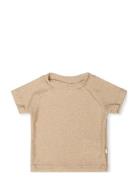 Ibe Swim T-Shirt Swimwear Uv Clothing Uv Tops Beige That's Mine