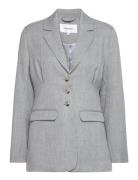 Srsibylle Blazer Blazers Single Breasted Blazers Grey Soft Rebels