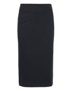 Aronoiw Long Skirt Knælang Nederdel Black InWear