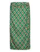 Onlleah Knot Skirt Ex Ptm Knælang Nederdel Green ONLY