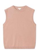 Vincent Vest Vests Knitted Vests Pink STUDIO FEDER