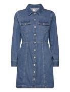 Flynn Western Core Dress Ringi Kort Kjole Blue LEVI´S Women