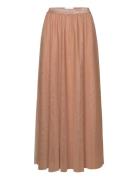 Nuea Maxi Skirt Lang Nederdel Beige Nümph