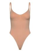 Smls Hl String Body Bodies Slip Beige Hunkemöller