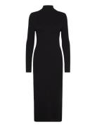 Heavy Knit Dresses Knælang Kjole Black Marc O'Polo