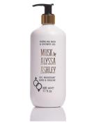 Musk Bath & Showergel Shower Gel Badesæbe Nude Alyssa Ashley