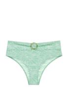 Cetrella Brief Swimwear Bikinis Bikini Bottoms High Waist Bikinis Gree...